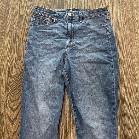 GAP Denim Womens Favorite Jegging Jeans High Rise Medium Wash Blue Size 10/30 - Picture 3 of 9